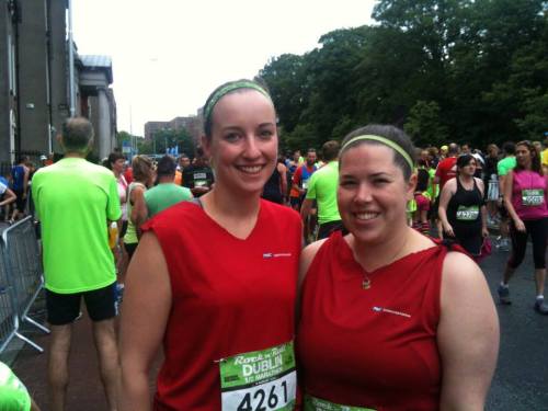 Pre-race at St Stephen's Green